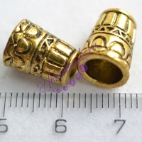 Конус 12*9 мм(6 мм внутр), цвет: золото