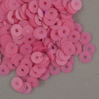 Пайетки плоские, 4 мм, цвет: 1704 розовый