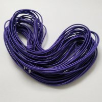 Резинка декоративная, 1 мм, фиолетовый