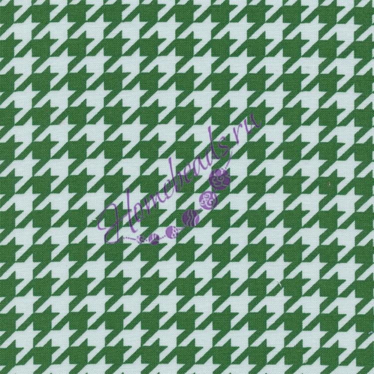 Ткани для пэчворка "PEPPY", БС-19, гусиная лапка, ярко-зеленый, 50*55 см