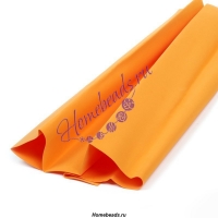 Фоамиран Иранский. Цвет: оранжевый 1 мм 60х70 см