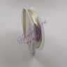 Ювелирная медная проволока для рукоделия, 0.8 мм, 3 метра, цвет: светлое серебро