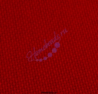 Канва для вышивки Aida №14  30х40 см. Цвет: красный