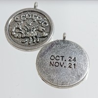 2100203 Подвеска "Скорпион", серебро