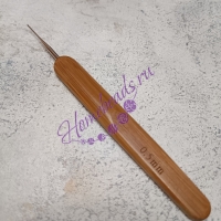Крючок для вязания с деревянной ручкой, 0,5мм