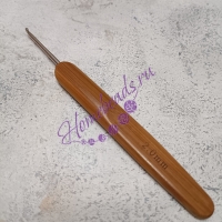 Крючок для вязания с деревянной ручкой, 2,0 мм