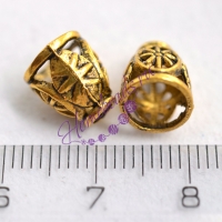 Конус 9*8 мм(6,5 мм внутр), цвет: золото