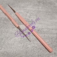 Крючок для вязания с пластиковой ручкой, 0,5 мм