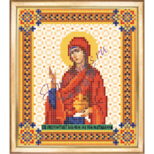 Схема для вышивания бисером СБИ-015 "Св.Мария-Магдалина"