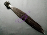 Тресс для волос, 25*100 см, темно-коричневый