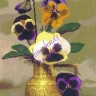 ДК-325. Схема для вышивания. "Цветы в вазе"