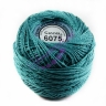 Пряжа для вязания "Ирис" Цвет: 6075 темно-бирюзовый 10г