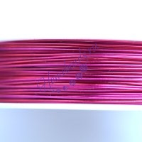 Проволока для бисероплетения 0,5 мм/40 м, розовая