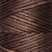Вощеные нитки Dafna, 1 мм, цвет: 1420 коричневый, 100 м