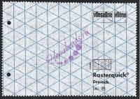 Флизелин неклеевой для пэчворка Rasterquick Dreieck треугольник, 50 г/кв.м, 90 см x 100 см