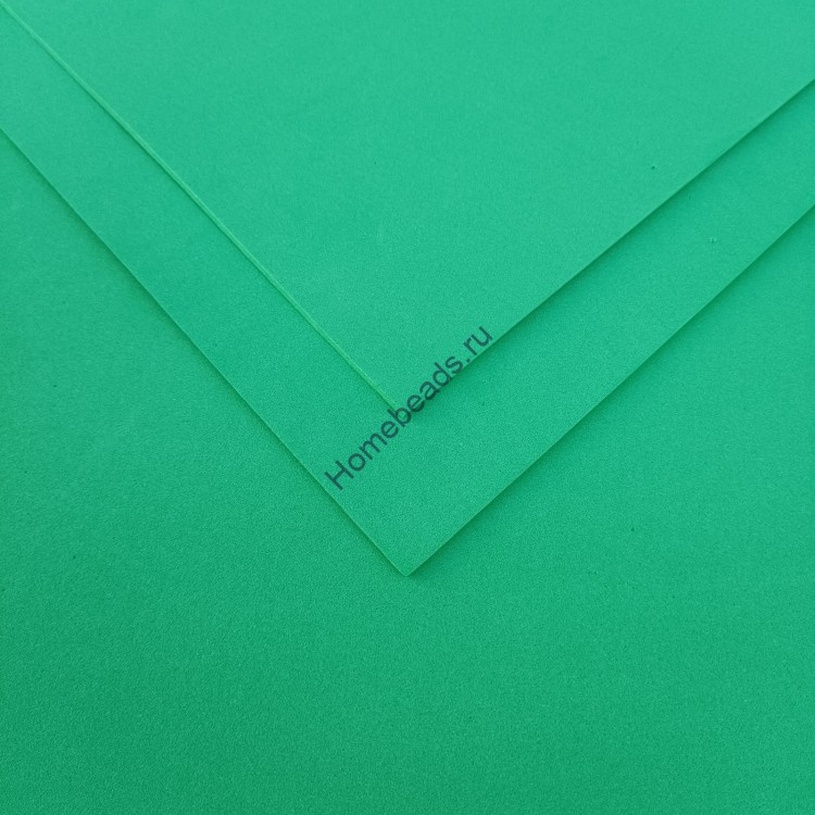 Фоамиран 2 мм, Китай 40*60 см, зеленый №210