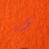Фетр декоративный  2 мм, 30х45 см. Цвет: 20 оранжевый
