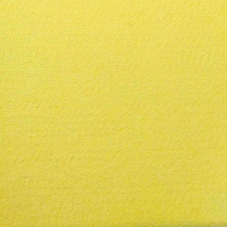 Фетр для рукоделия, жесткий, 1 мм, 20*30 см, лимонный