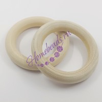 Деревянные кольца для макраме диаметром 5 см, 2 шт