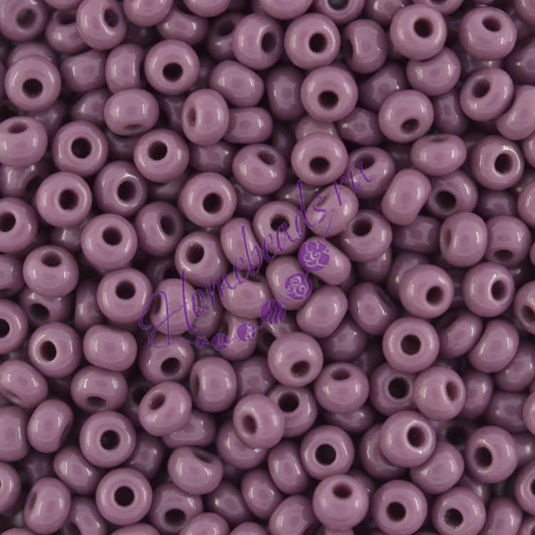 Бисер Чехия, керамика, фиолетовый, 23040