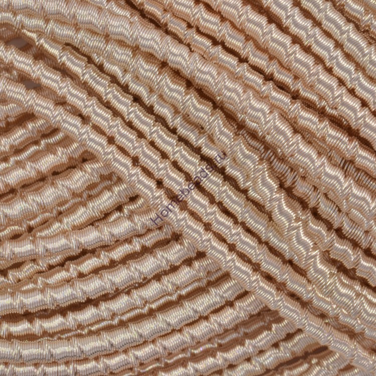 Трунцал фигурный "Бамбук", цвет: розовое золото, 1,9 мм, 5 г