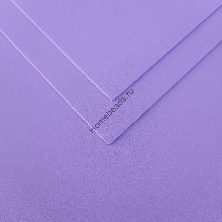 Фоамиран 2 мм, Китай 40*60 см, фиолетовый №217