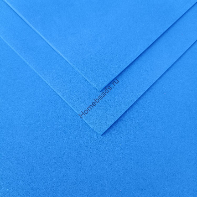Фоамиран 2 мм, Китай 40*60 см, синий №214