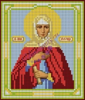 "Святая Анна пророчица"  схема для вышивания бисером GLURIYA