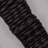 Стеклярус 23980ht, чёрный, 20 мм