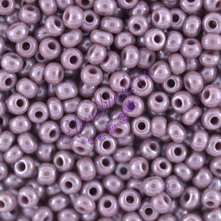 Бисер Чехия, керамический блестящий, фиолетовый, 28020