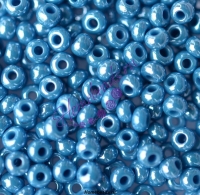 Бисер Чехия, керамический блестящий, синий, 38220