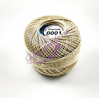 Пряжа для вязания "Ирис" Цвет: 0001 светло-бежевый 10г