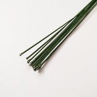 Проволока для цветов в оплетке, 40 см, зеленая, 1,0 мм