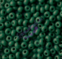 Бисер Чехия, керамика, зеленый, 53240