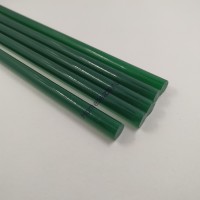 Термоклей цветной, 7 мм, зеленый