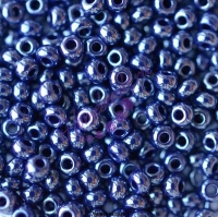 Бисер Чехия, керамический блестящий, синий, 38070