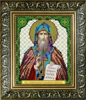 Рисунок на ткани Святой Равноапостольный Кирилл 13,5х17 см