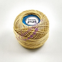 Пряжа для вязания "Ирис" Цвет: 2125 светло-золотистый 10г