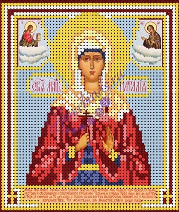 Характеристики: Набор для вышивки бисером именной мини-иконы Святая Наталья Абрис Арт ААМ-008