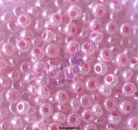 Бисер Чехия, жемчужный, розовый, 37177