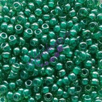 Бисер Чехия PRECIOSA, 56105, кристалл с прокрасом, зелёный