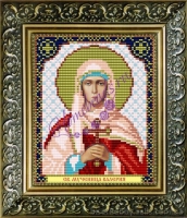 Рисунок на ткани Св.Мученица Валерия 13,5х17 см