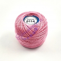 Пряжа для вязания "Ирис" Цвет: 0114 светло-розовый 10г