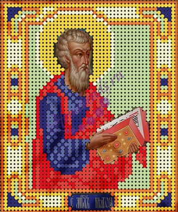 "Апостол Матвей" схема для вышивания бисером GLURIYA