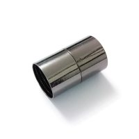 Застежка-концевик магнитный, 24*15 мм (внутр. 14 мм), черный никель