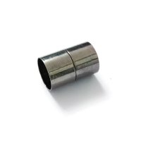 Застежка-концевик магнитный, 20*13 мм (внутр. 12 мм), черный никель
