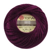 Пряжа YarnArt Iris, цвет: 920 бордовый