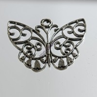 2100197 Подвеска "Бабочка большая", серебро