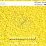 Бисер Чехия, цветной мел интенсивный, 16A86 жёлтый