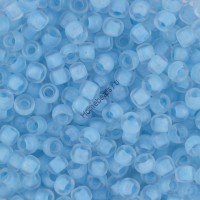 Бисер TOHO, TR-11-976, окрашенный изнутри, кристалл/окрас неоновый холодный голубой